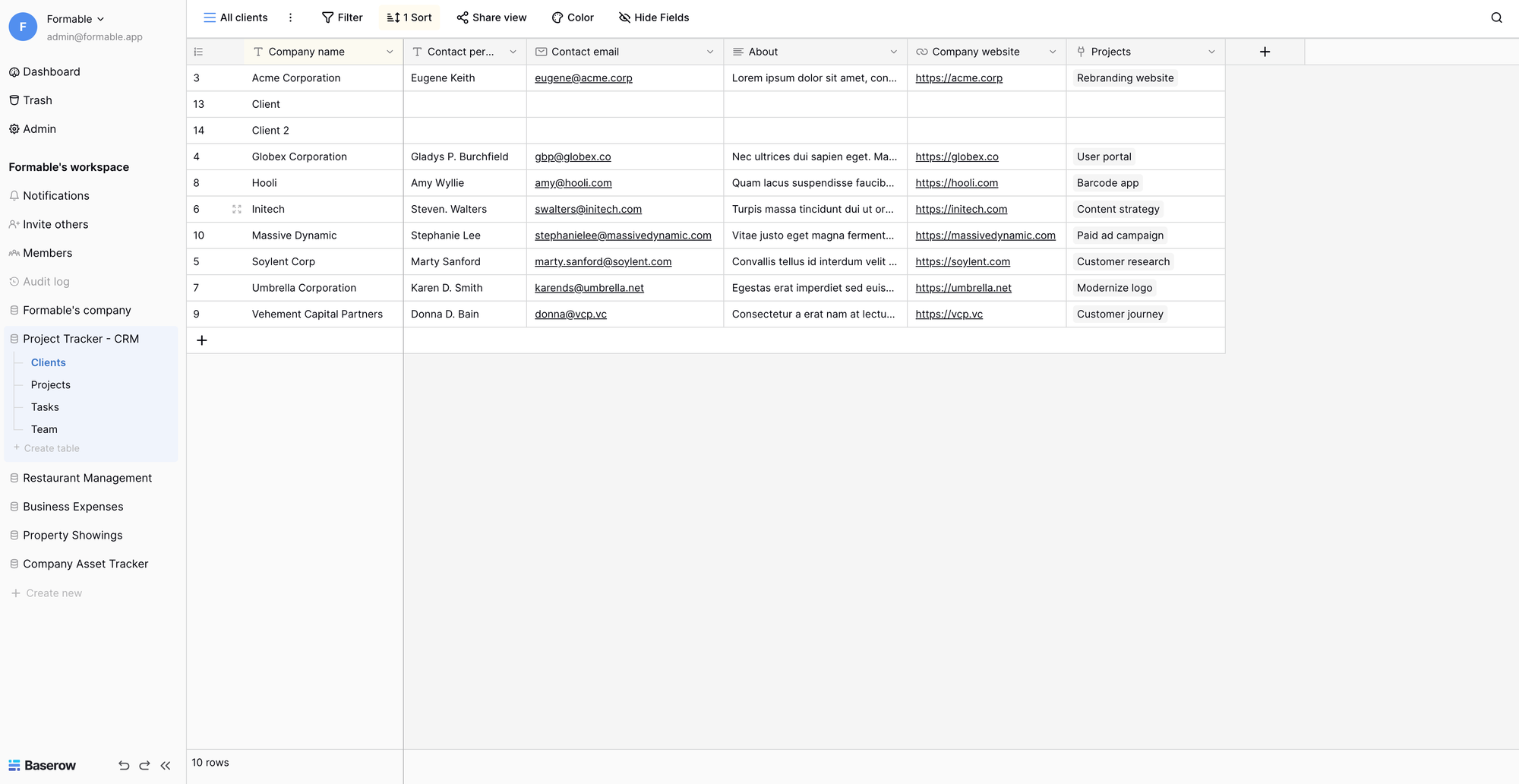 Baserow: Empowering Small Businesses with No-Code Database Solutions