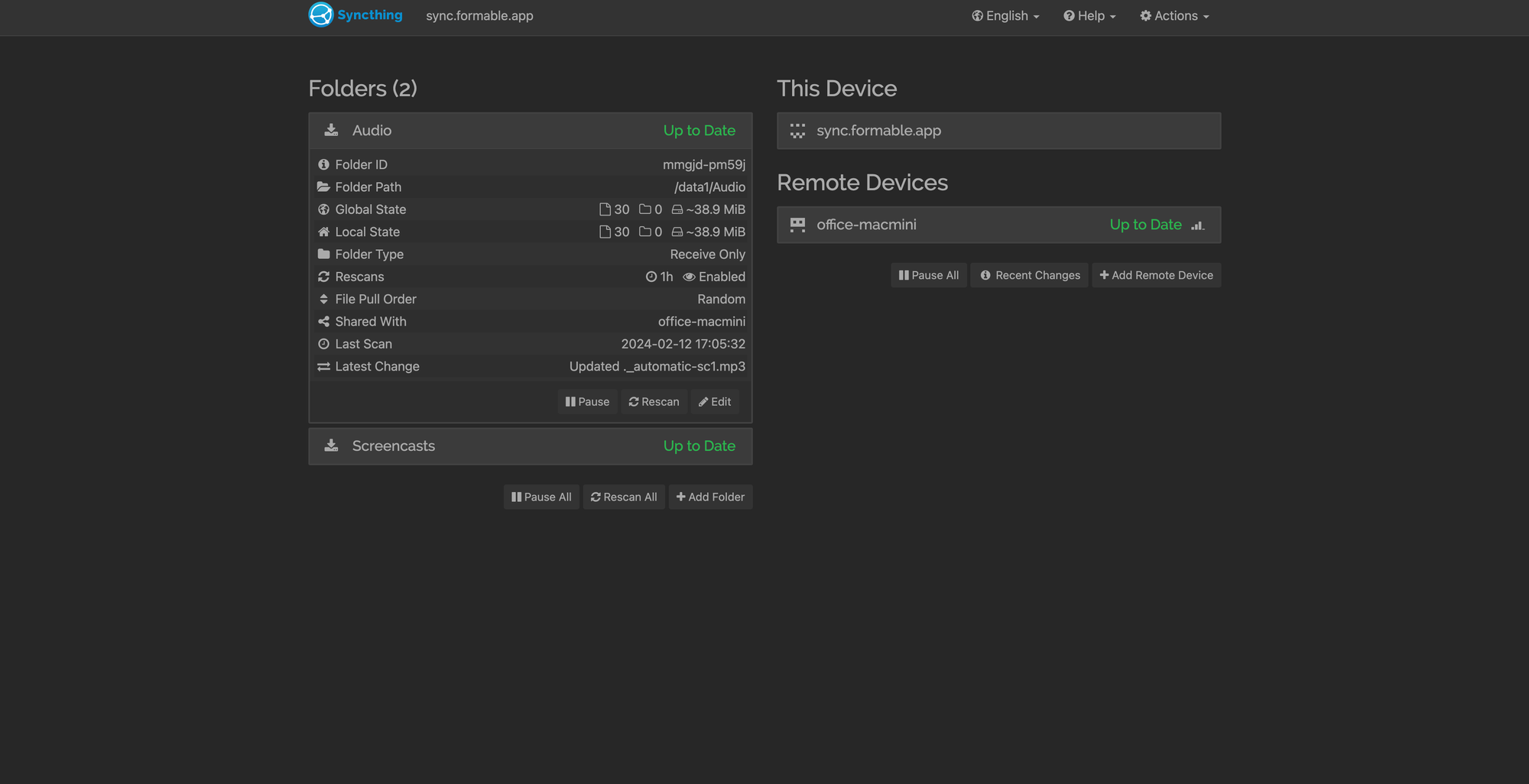 Syncthing Makes Continuous File Synchronization Easy