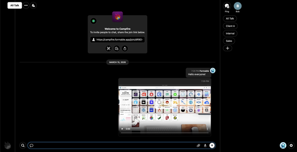 Self host a private Campfire chat for your team or organization