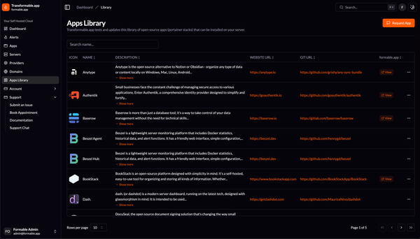 Why I built transformable: staying within the rules of self-hosted apps